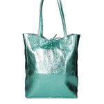 Íris Borsa a mano da donna Vera Pelle 07565-L037 TURCHESE Gave Lux