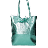 Íris Borsa a mano da donna Vera Pelle 07565-L037 TURCHESE Gave Lux