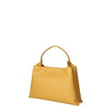 Borsa a mano da donna 100% pelle riciclata 07227-Light yellow Viola Castellani