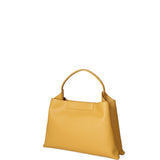 Borsa a mano da donna 100% pelle riciclata 07227-Light yellow Viola Castellani