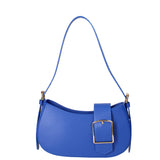 Borsa a spalla da donna 100% vera pelle 07213-L115 BLUETTE Roberta Rossi
