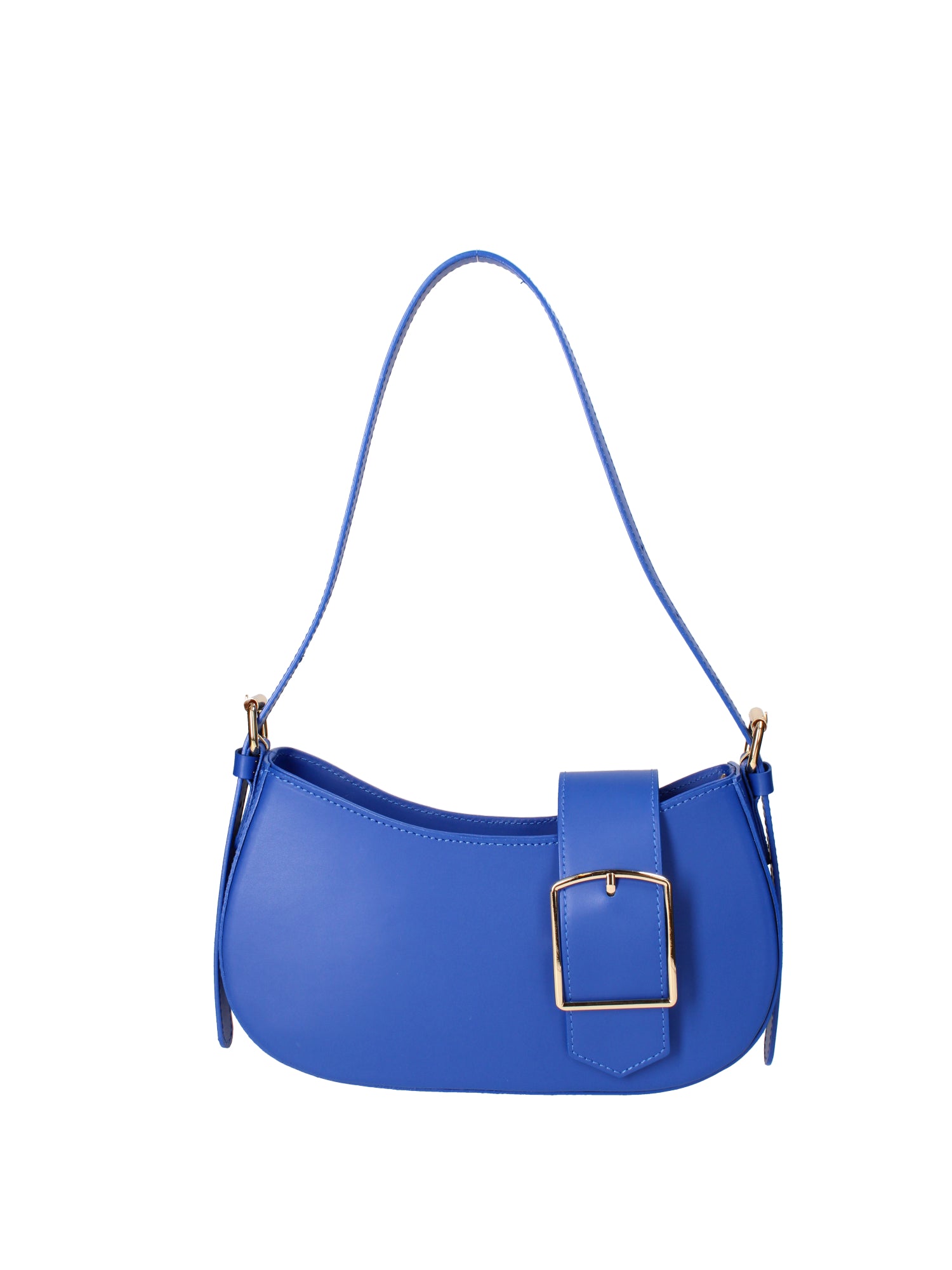 Borsa a spalla da donna 100% vera pelle 07213-L115 BLUETTE Roberta Rossi
