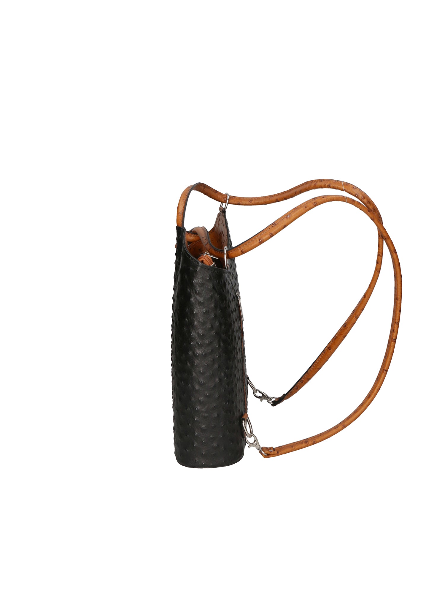 Chanel 3005-20 NERO 06 CUOIO Zaino da donna in vera pelle Gave Lux