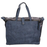 Rosella Borsa a mano da donna Ecopelle LK0245-BLU Gave Lux