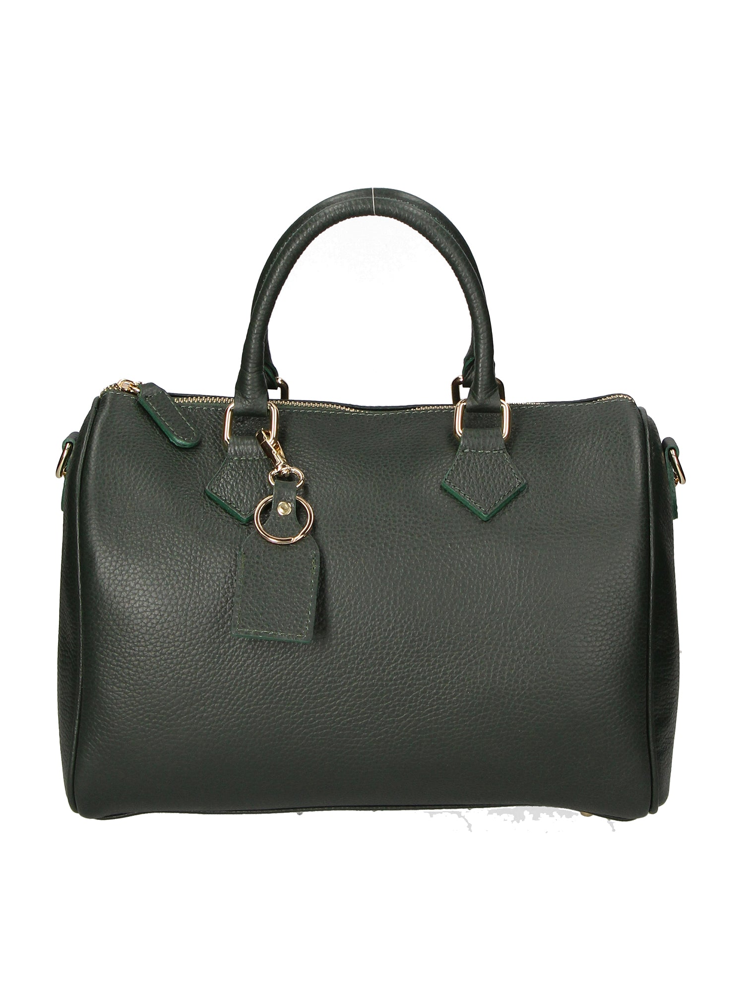 Aralia Borsa a bauletto da donna 100% pelle 5176-D14 VERDE SCURO DARK GREEN Gave Lux