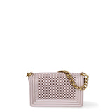 Borsa a mano da donna 100% Pvc FLAT-S-BALL 24-STONE - LIGHT GOLD Marc Ellis