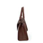 Borsa a mano da donna Ecopelle e Zip 614-2-CHOCOLATE Diana&co