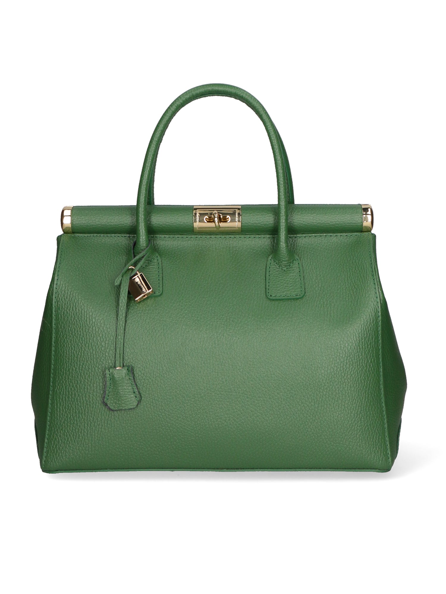Aleria Borsa a mano da donna Vera pelle 8005-D47 VERDE MELA Gave Lux