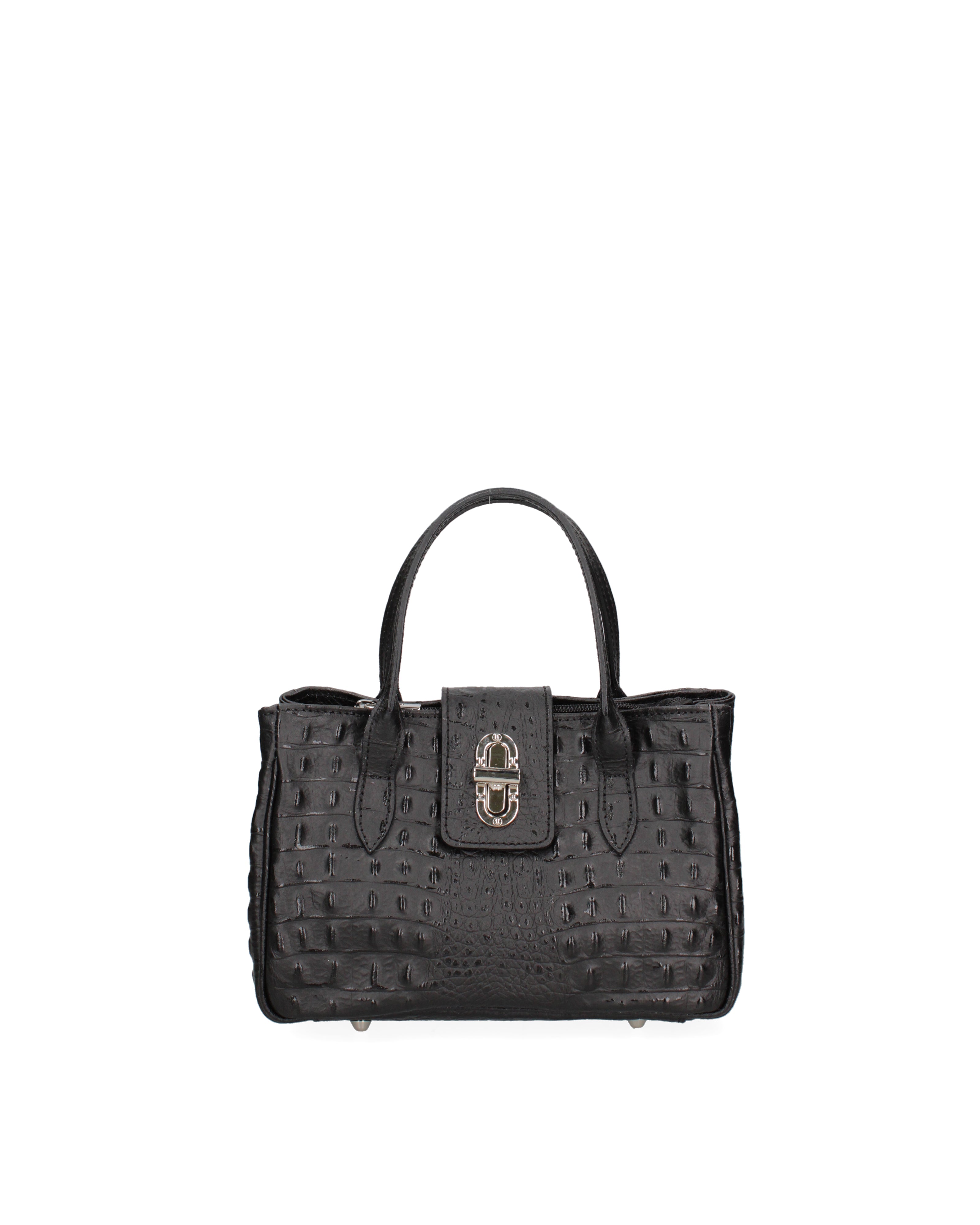 Cervo Borsa a tracolla da donna Vera pelle 7720-NERO Gave Lux