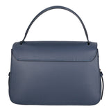 Lucia Borsa a mano da donna 100% pelle 04514-L118 BLU JEANS Gave Lux