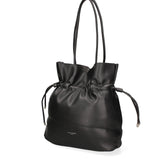 Borsa a spalla da donna 100% PVC F6717-2-BLACK David Jones