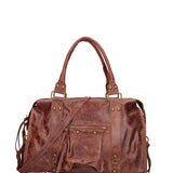 Elara Borsa a spalla da donna Vera pelle 06090-041 MARRONE Gave Lux