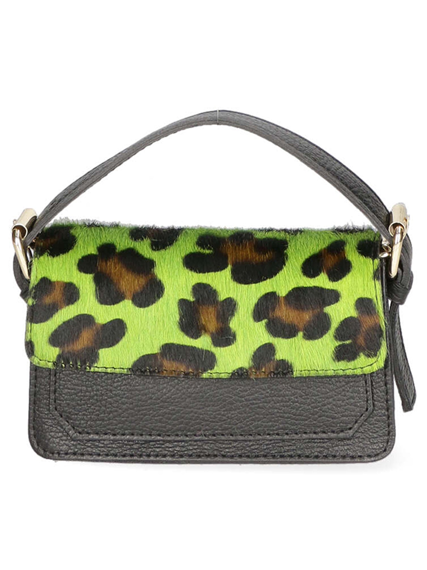 Aleide Borsa a mano da donna Vera pelle 04858-LEO G VERDE Gave Lux