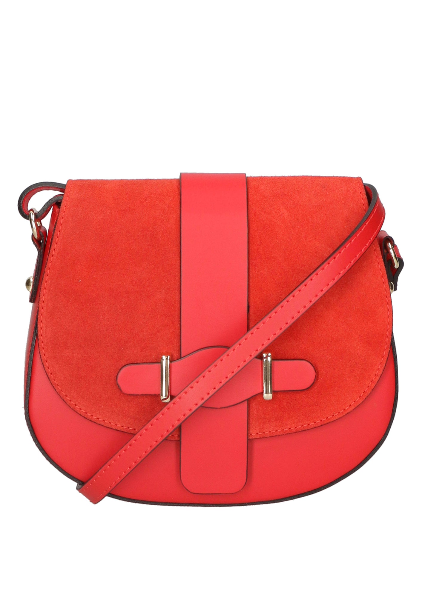 Carola Borsa a tracolla da donna Vera pelle 10036-L130 ROSSO SCURO Gave Lux