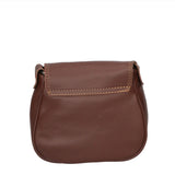 Bianca Borsa a tracolla da donna Vera pelle 10016 1020-S21 BRUCIATO Gave Lux