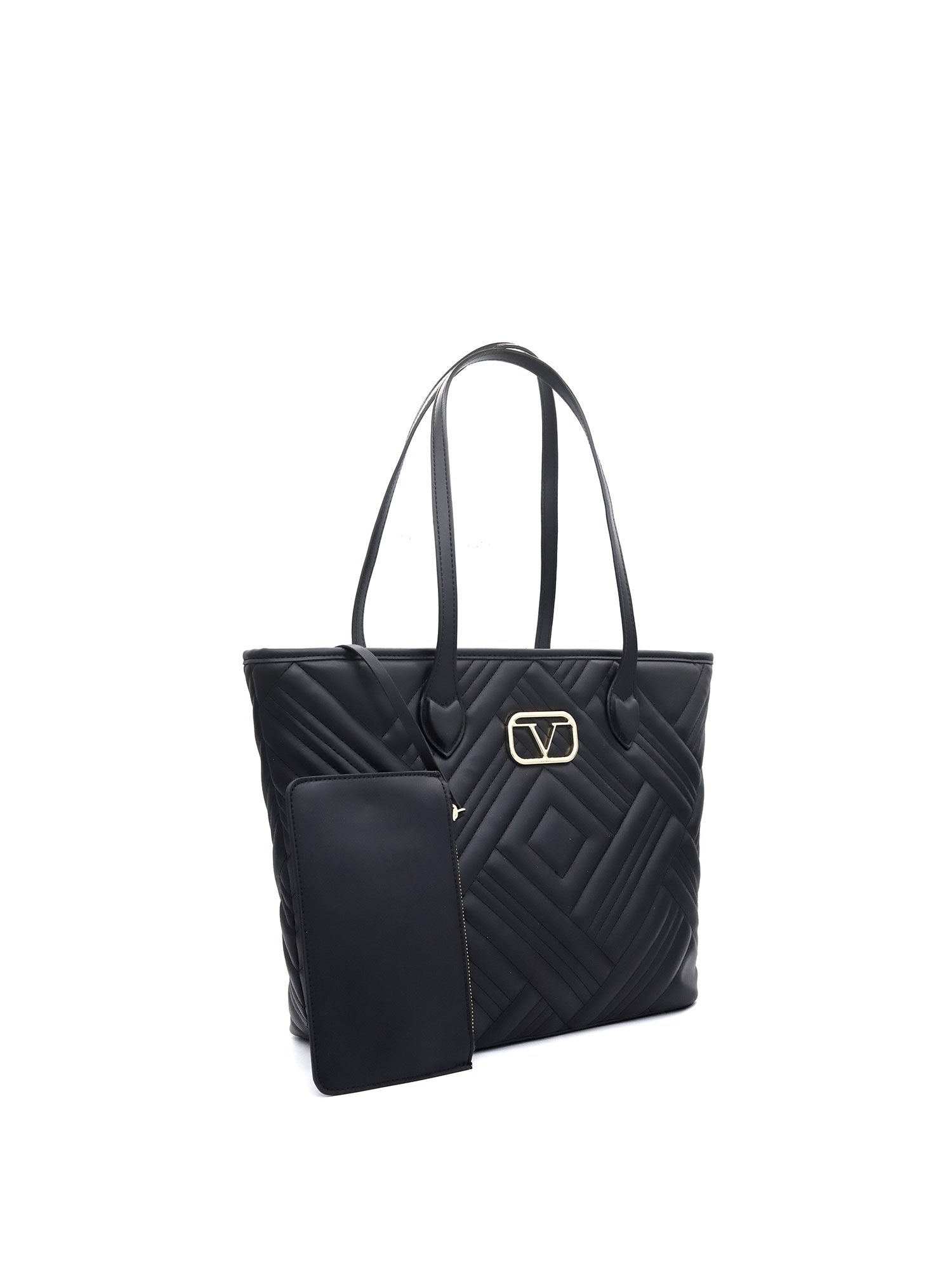 Santorini Borsa Shopper da donna Ecopelle VT-203-NERO 19V69 Italia