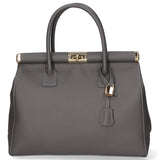 Aleria Borsa a mano da donna Vera pelle 8005-D27 CENERE Gave Lux