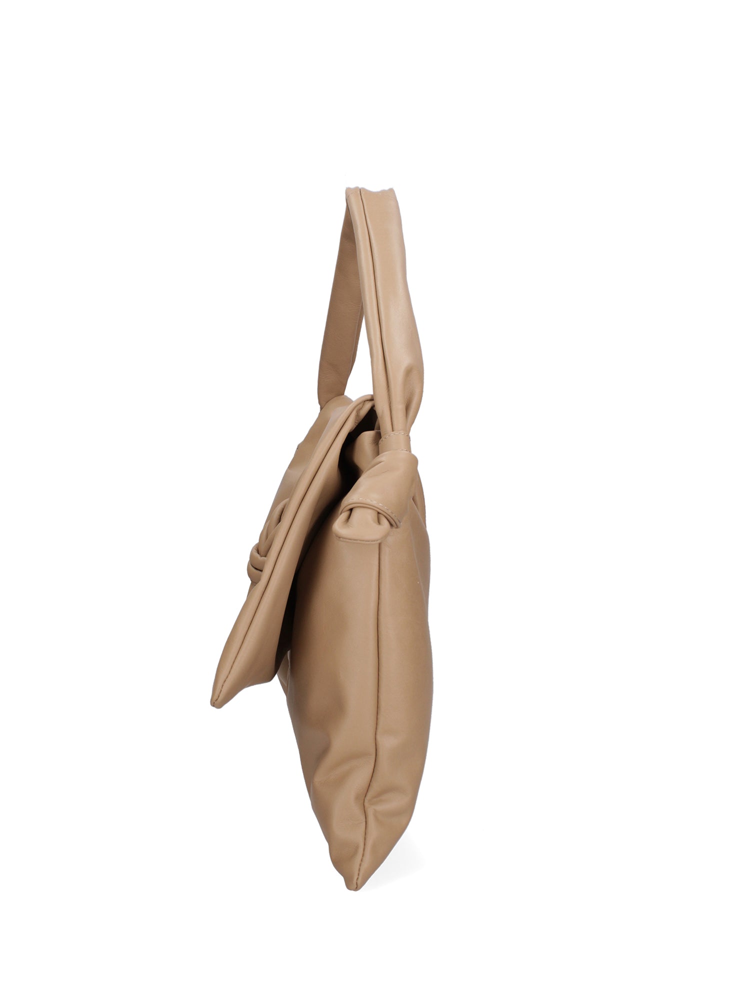 Borsa a spalla da donna Vera pelle 07171-S05 TAUPE CHIARO Viola Castellani