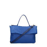 Borsa a spalla da donna Vera pelle 07159-D22 BLUETTE Viola Castellani
