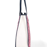 Taormina Borsa a spalla da donna Tela + Vera Pelle 5370-7-L318 BLU NAVY Gave Lux