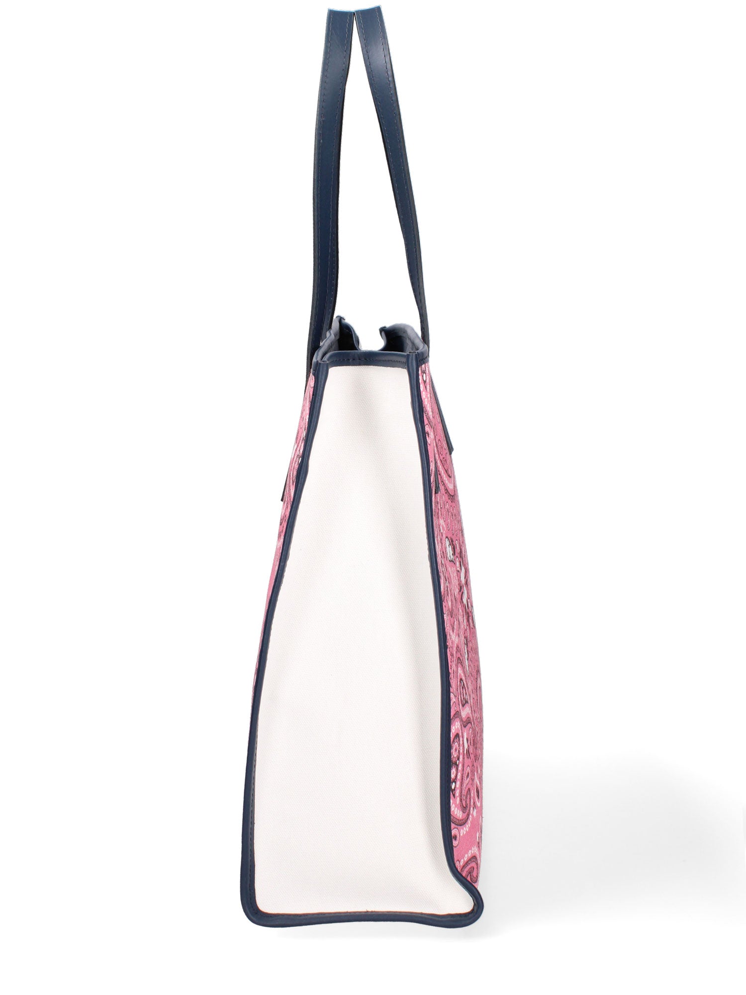 Taormina Borsa a spalla da donna Tela + Vera Pelle 5370-7-L318 BLU NAVY Gave Lux