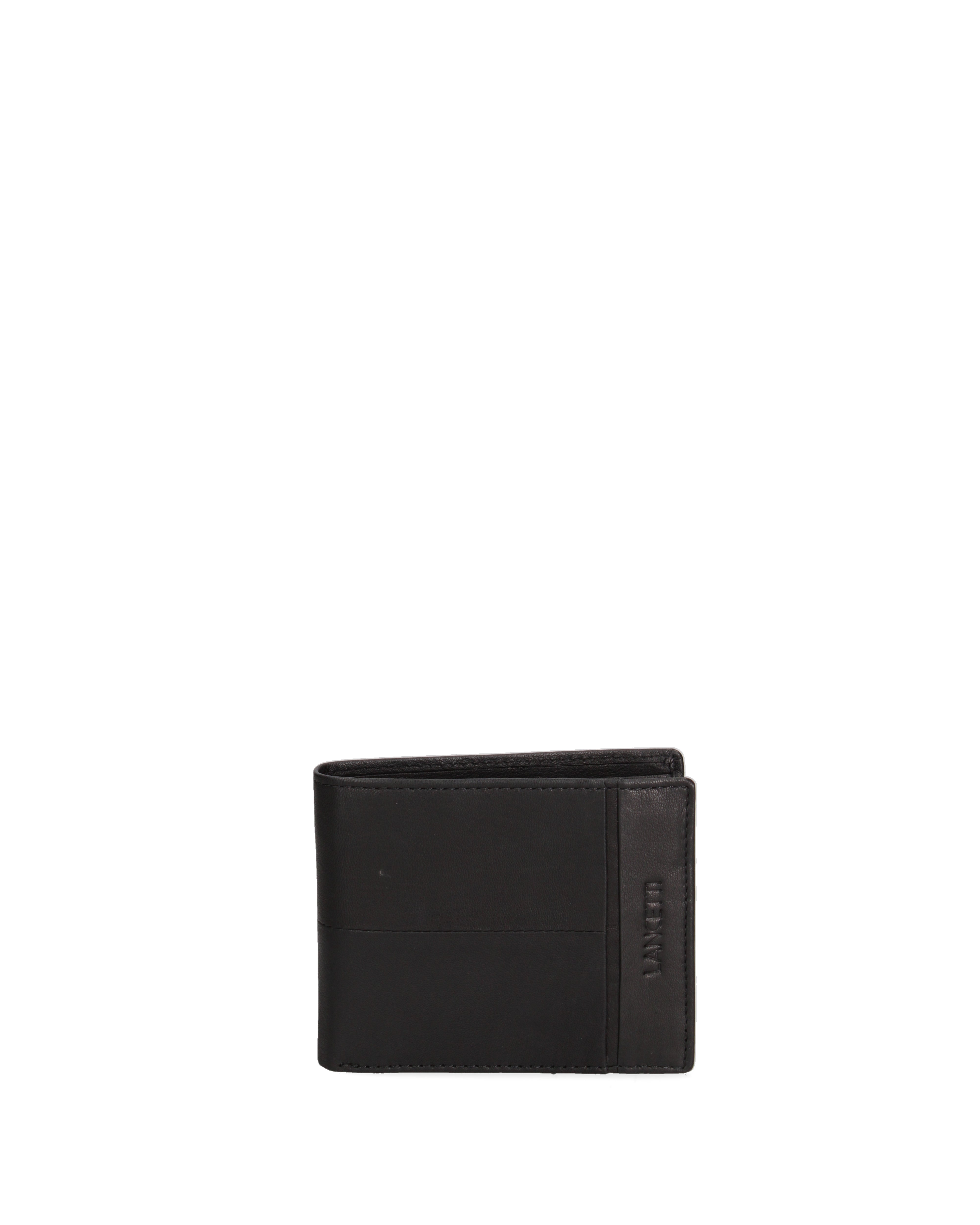 Portafoglio uomo in vera pelle Casual LL760-04-NERO Lancetti