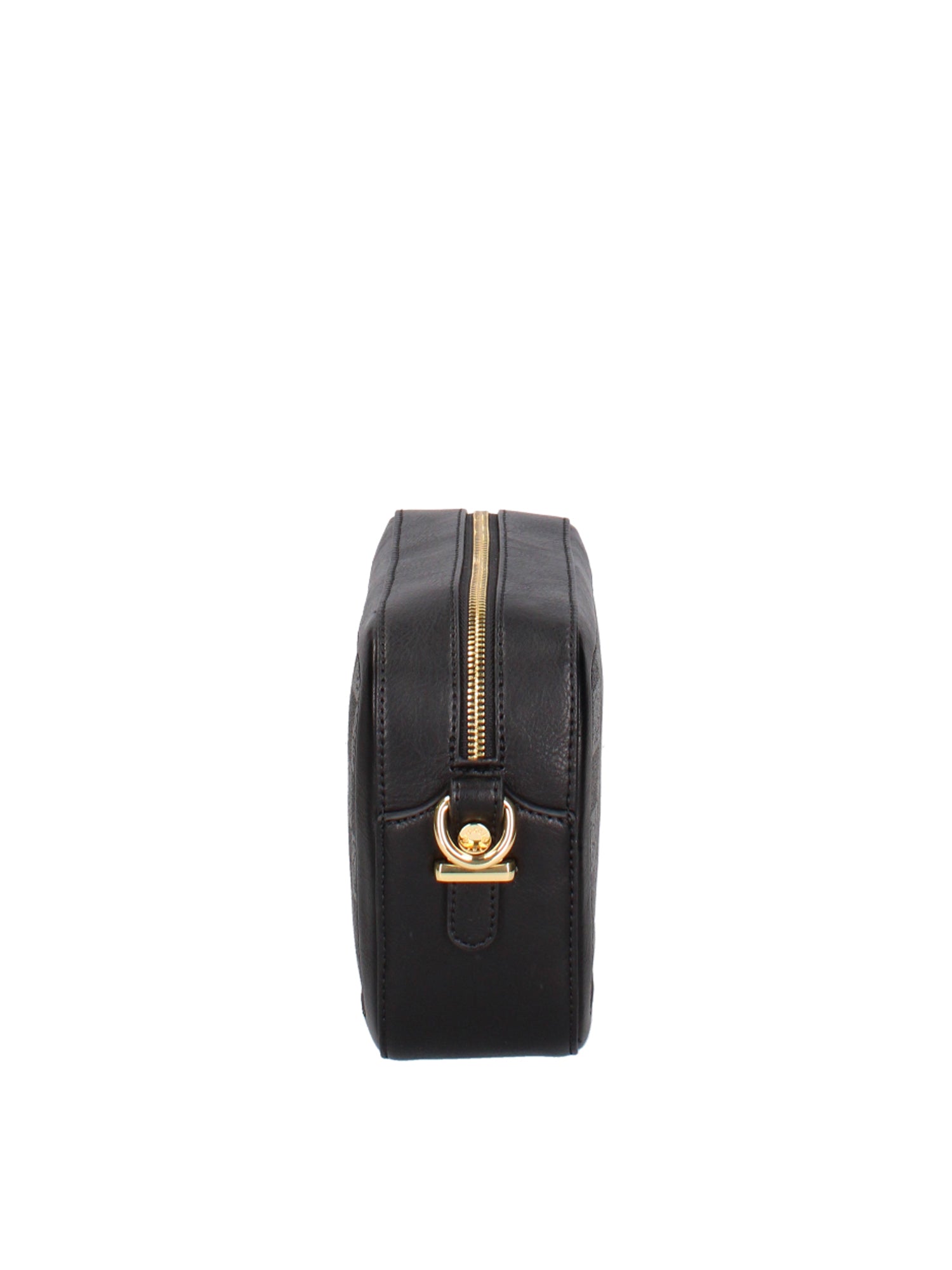 Brisella Borsa a tracolla da donna 100% poliuretano B16175-NERO Braccialini