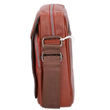Borsa a tracolla uomo in pelle PU Casual PCL3081-COFFEE Northampton Polo Club