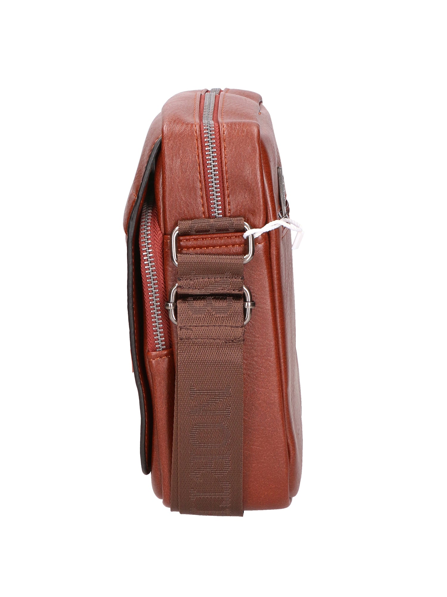 Borsa a tracolla uomo in pelle PU Casual PCL3081-COFFEE Northampton Polo Club