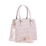 Borsa a mano da donna Ecopelle e poliestere BC1370-BIANCO B Cavalli
