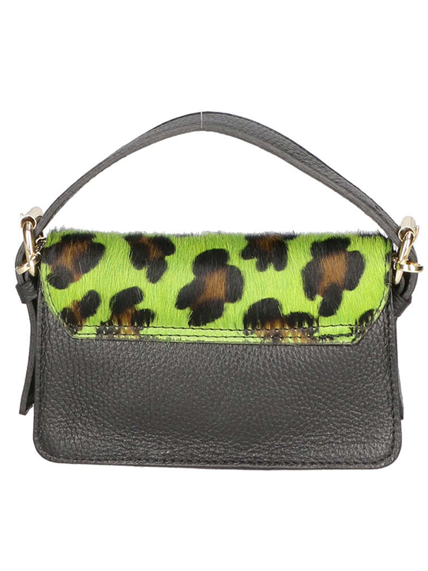 Aleide Borsa a mano da donna Vera pelle 04858-LEO G VERDE Gave Lux