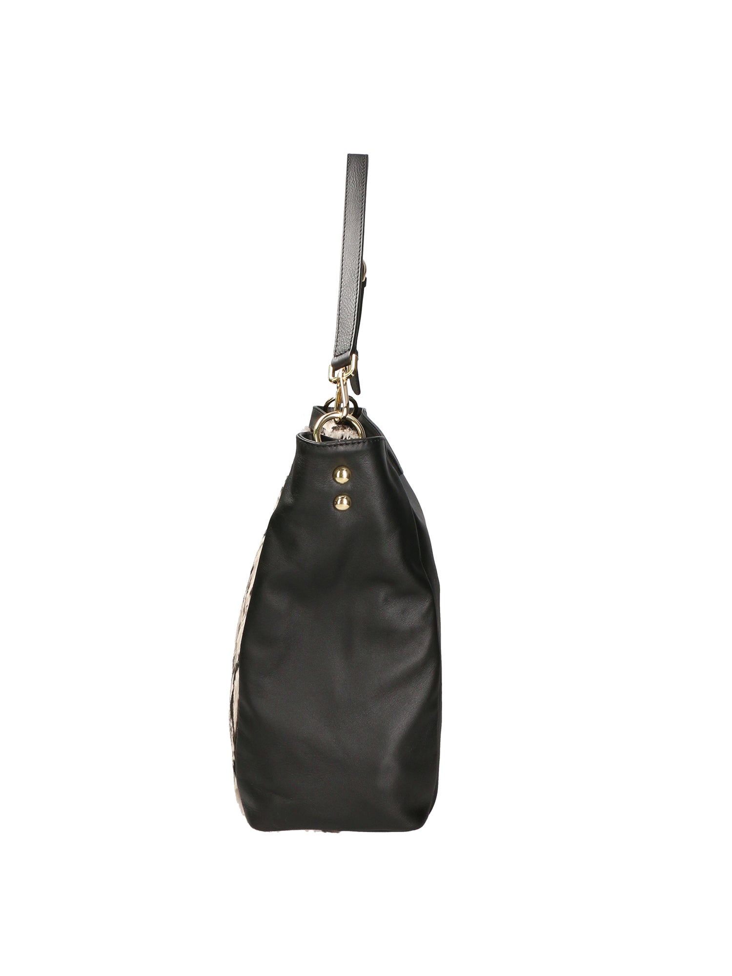 Asia Borsa a spalla da donna Vera pelle 05475-PITONE BIANCO 008 Gave Lux