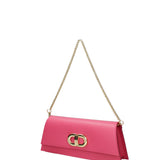 Borsa a spalla da donna Vera pelle 07313-L317 FUXIA Roberta Rossi