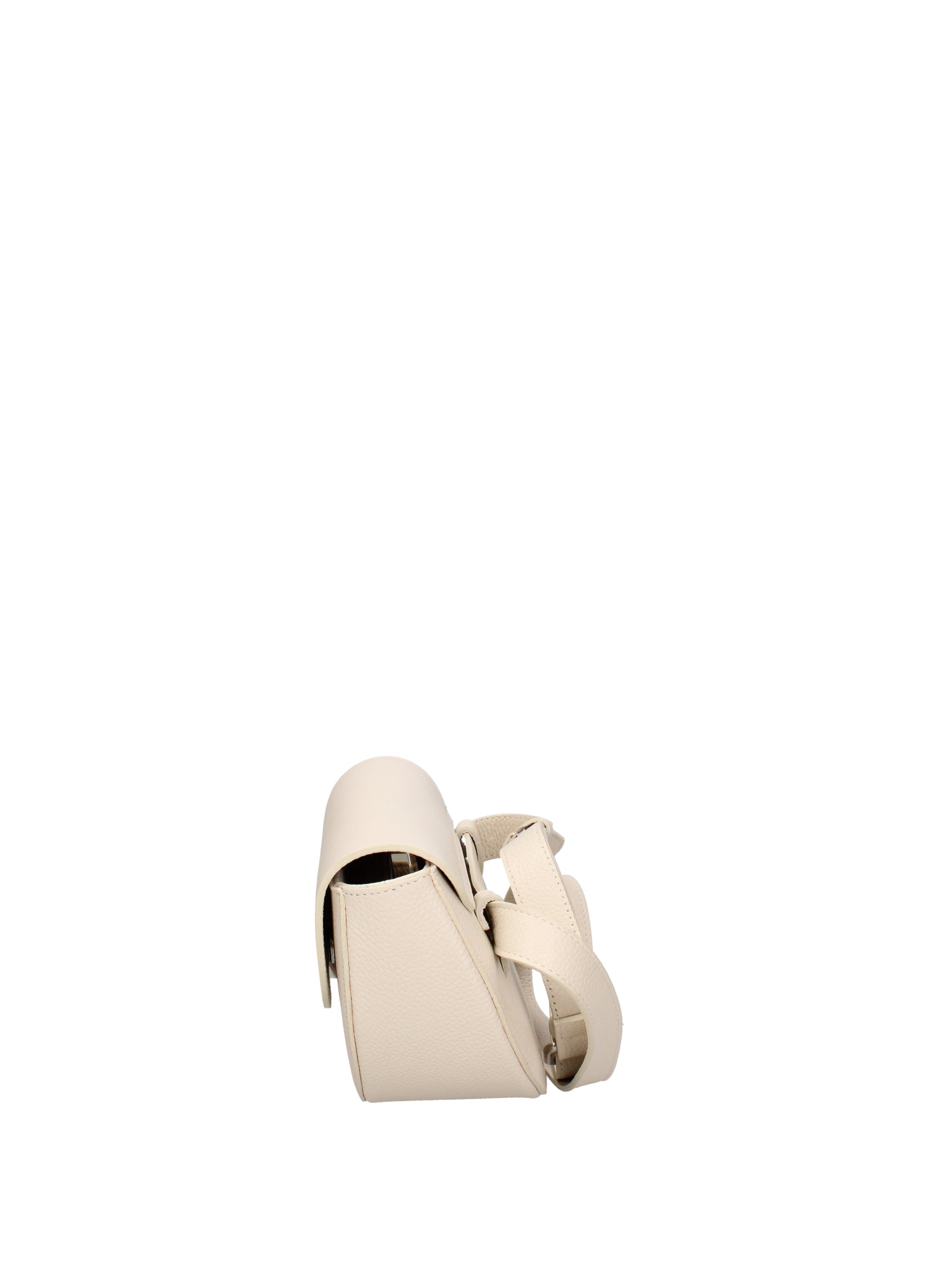 Marsupio da donna in vera pelle Made in Italy 07218-D37 LATTE Roberta Rossi