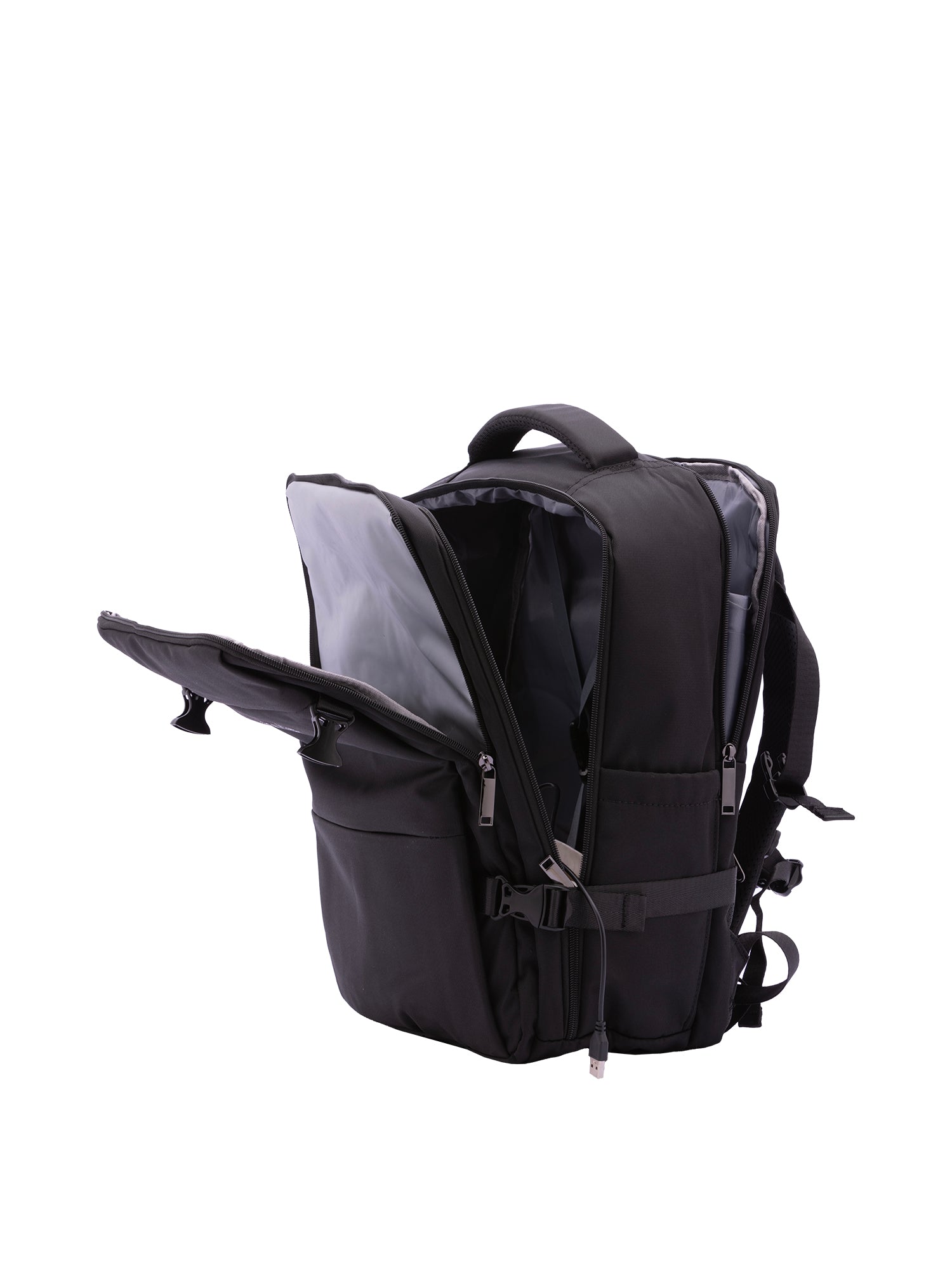 Zaino uomo in poliestere Casual BC1331-NERO B Cavalli