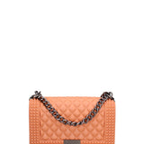Borsa a mano donna 100% gomma FLAT PENKA M-DARK RUST-SATIN CDF Marc Ellis
