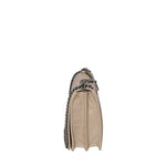 Crystalline Borsa a tracolla da donna Vera pelle 80066-TAUPE Gave Lux