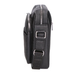 Borsa a tracolla uomo Pelle vegana PU PCL3026-BLACK Northampton Polo Club