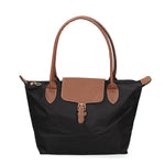 Elora Borsa a spalla da donna 100% Tessuto 432-NERO Gave Lux