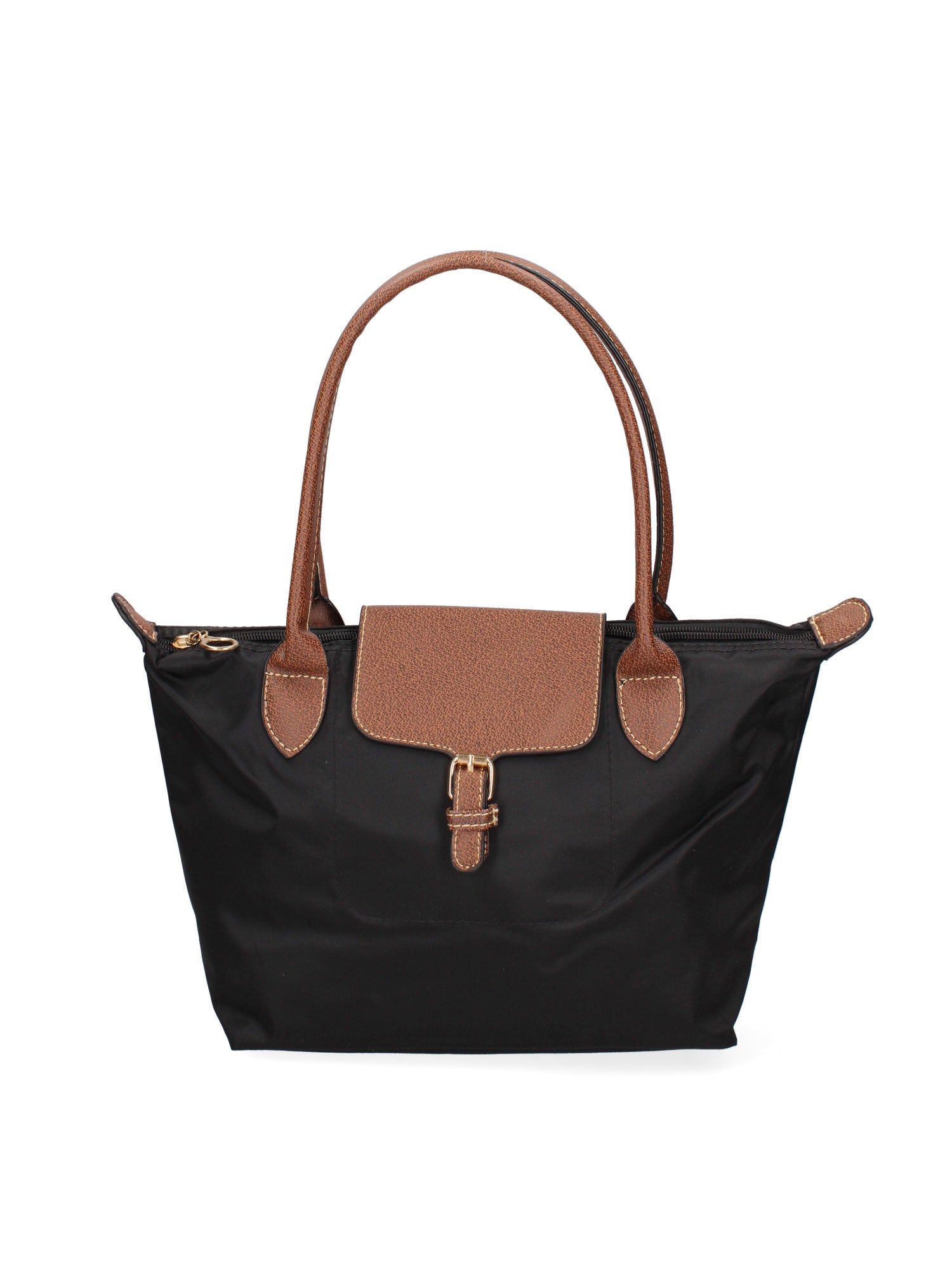 Elora Borsa a spalla da donna 100% Tessuto 432-NERO Gave Lux