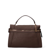 Borsa a mano da donna Ecopelle e poliestere 603-3-CHOCOLATE Diana&co