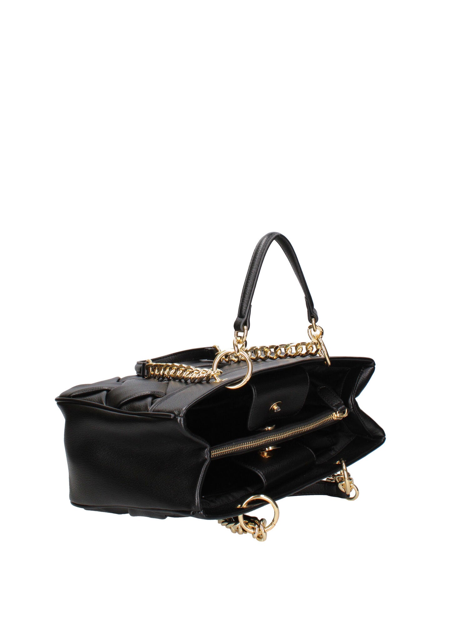 Rosalind Borsa a mano da donna 100% poliuretano B17151-NERO Braccialini
