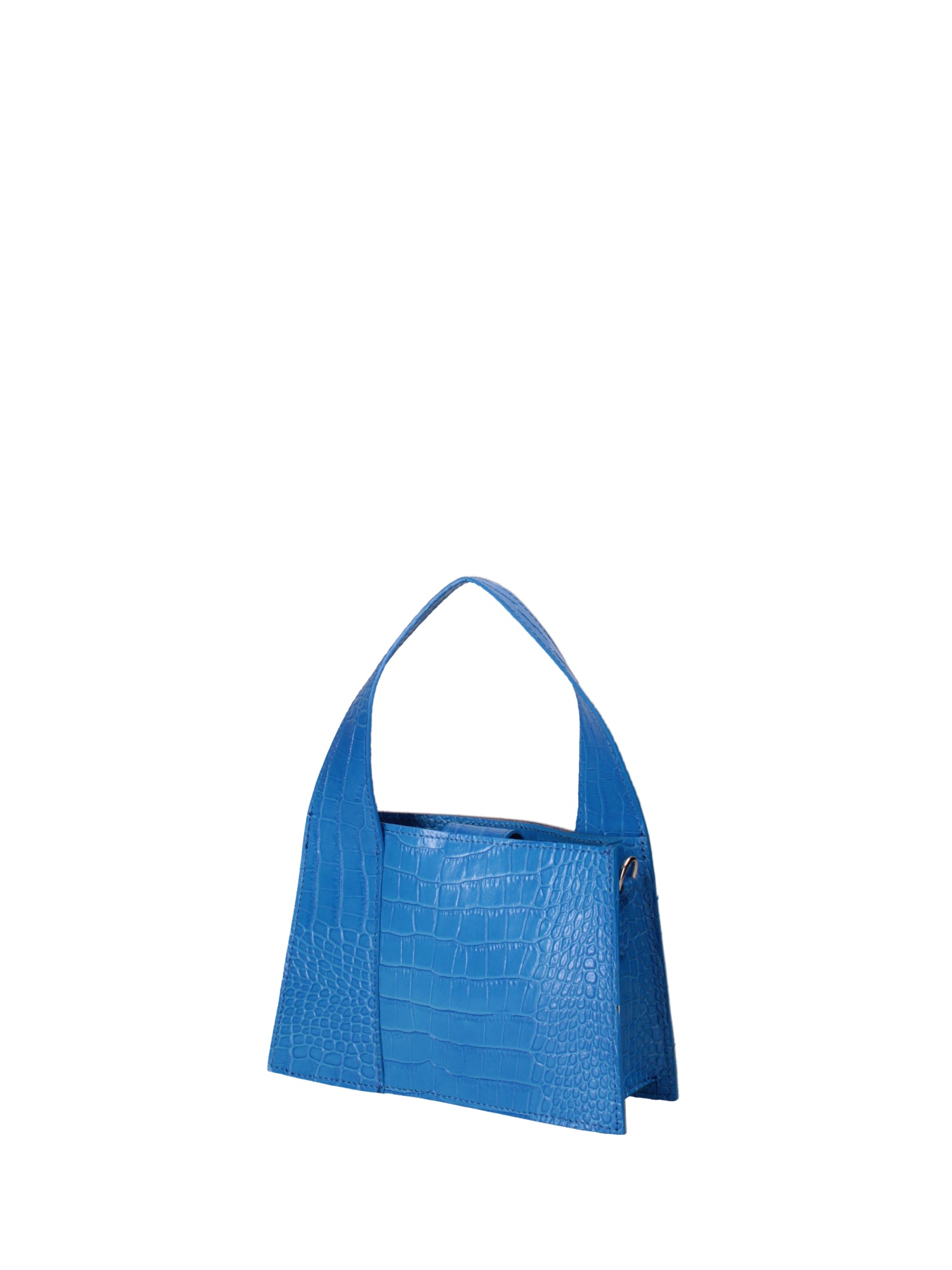 Borsa a mano da donna Vera pelle effetto cocco 07220-C22 BLUETTE Roberta Rossi