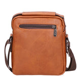 Borsa a tracolla uomo 100% pelle PU PCL3056-BROWN Northampton Polo Club