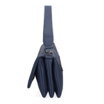Borsa a spalla da donna Ecopelle vegana 637-1-NAVY BLUE Diana&co