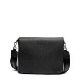 Borsa a tracolla da uomo Tessuto & Cotone MO-49SF-BLACK Momo Design