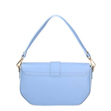 Borsa a spalla da donna Vera pelle 07229-L835 CELESTE Roberta Rossi