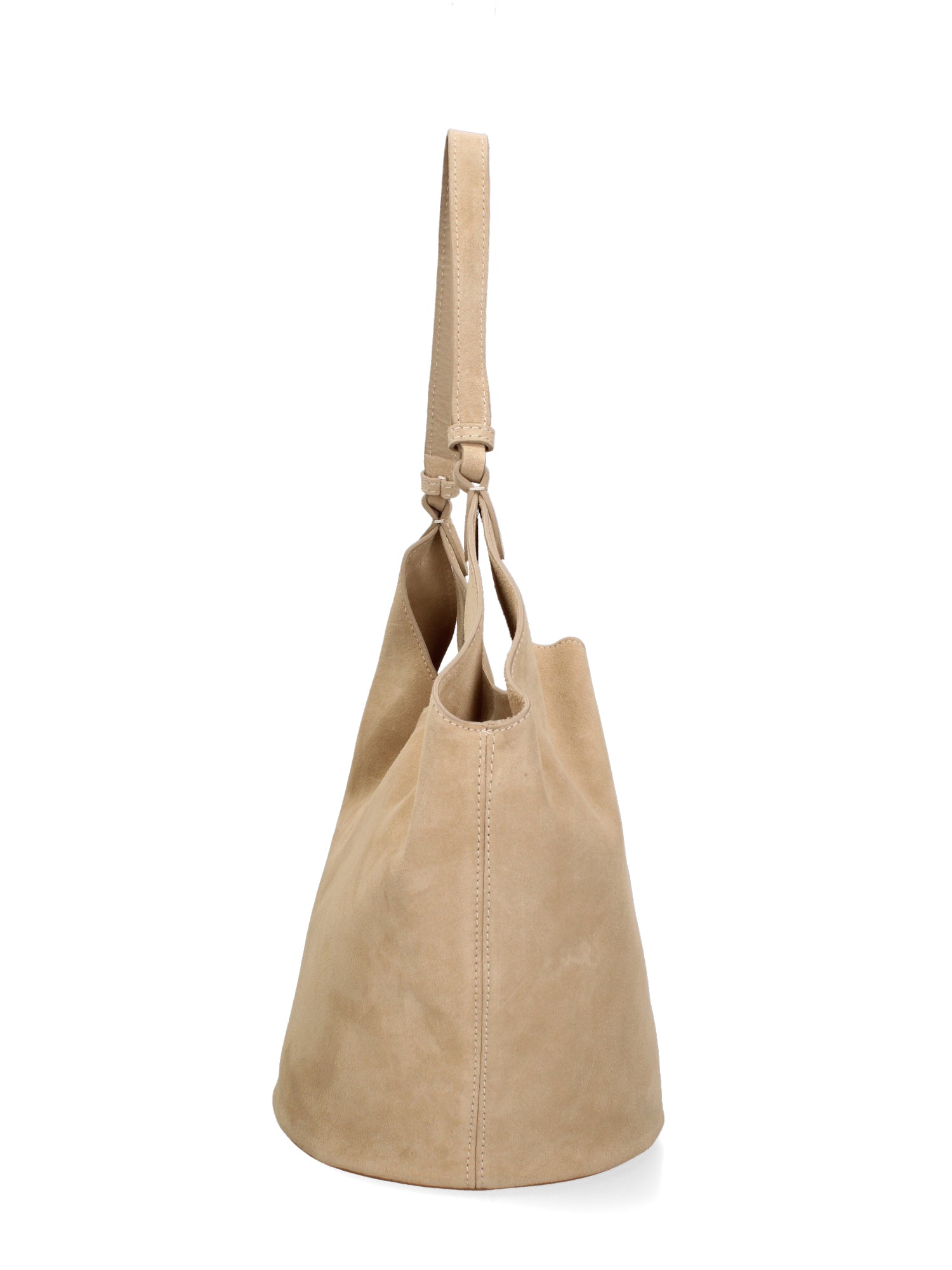 Lisboa Borsa a spalla da donna Pelle Scamosciata 7776-CAPPUCCINO Gave Lux