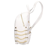 Celestia Prime B17224-BIANCO Zaino da donna in vera pelle Braccialini