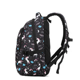 GN62070B-BLACK UNICORN Zaino da donna Lumena Lux Aoking